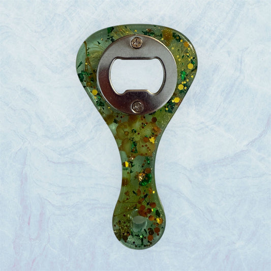 "Green Meadow" – Resin Bottle Opener / "Prato Verde" – Apribottiglie in Resina