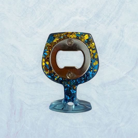 "Sky Bloom" – Resin Bottle Opener